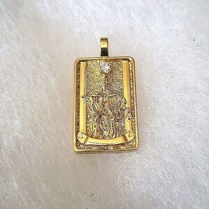 *Justice, Tarot card pendant